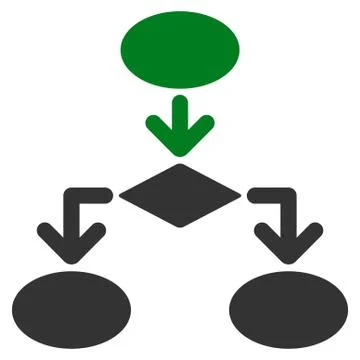 Flowchart Icon from Commerce Set 库存插图