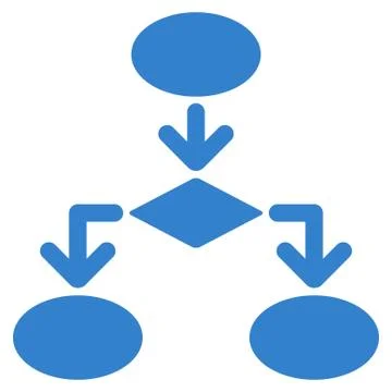 Flowchart Icon from Commerce Set Illustrazione stock