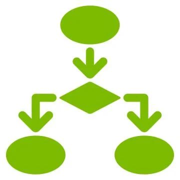 Flowchart Icon from Commerce Set Illustrazione stock