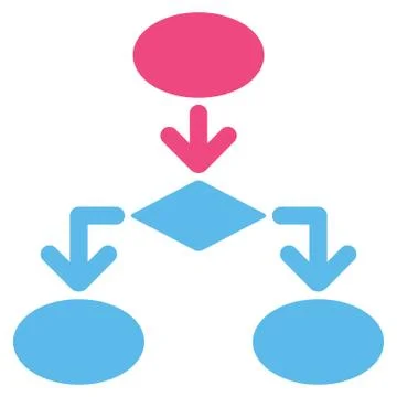 Flowchart Icon from Commerce Set 库存插图