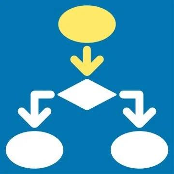 Flowchart Icon from Commerce Set 스톡 일러스트