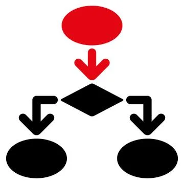 Flowchart Icon from Commerce Set 스톡 일러스트