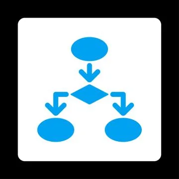 Flowchart Icon 스톡 일러스트