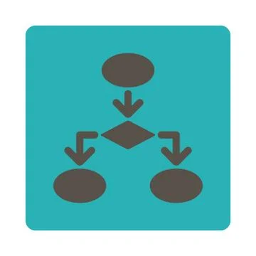 Flowchart Icon Stockillustratie