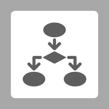 Flowchart Icon Stock Illustration