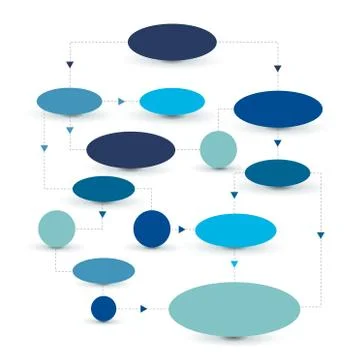 Flowchart scheme. Infographics elements. Vector design. Stock Illustration