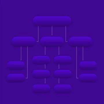 Flowchart template, vector design for web Illustrazione stock