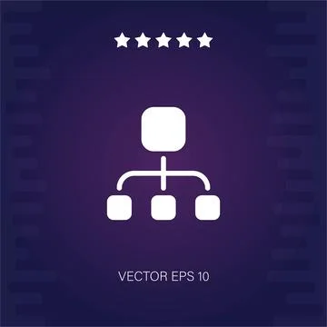 Flowchart vector icon 스톡 일러스트