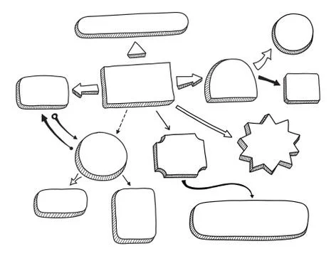 Flowchart vector illustration 스톡 일러스트
