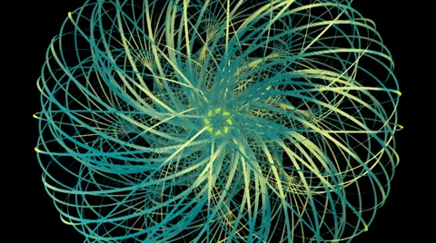 Flower 004 vj loop 720p with alpha Stock Footage 34520874