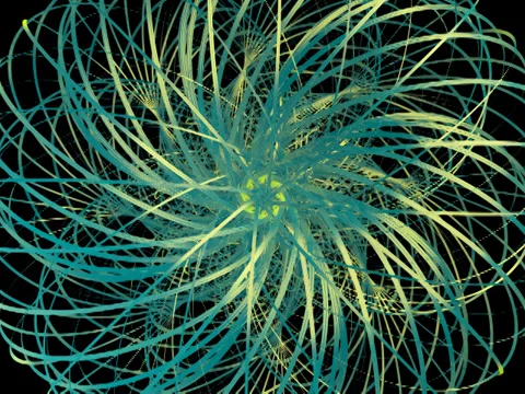 Flower 004 vj loop WEB with alpha Stock Footage 34520526