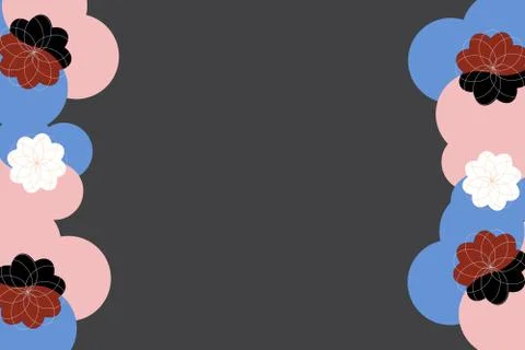 Flower abstract background. Stock Illustration