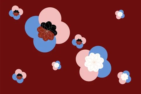 Flower abstract background. Stock Illustration