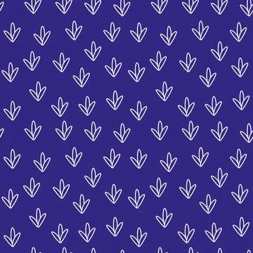 Flower abstract seamless pattern fabric vector Stock Illustration