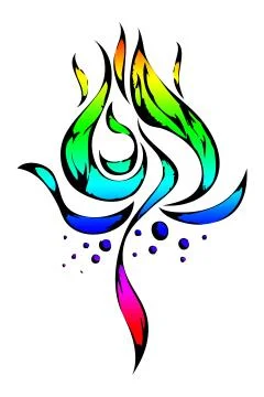 Flower abstraction Illustrazione stock