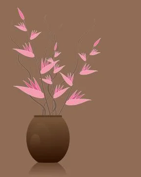 Flower advert Stock Illustration