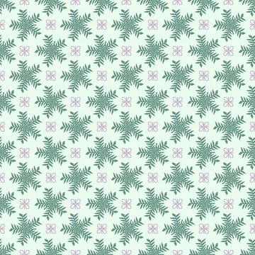 Flower and twigs Stock Illustration