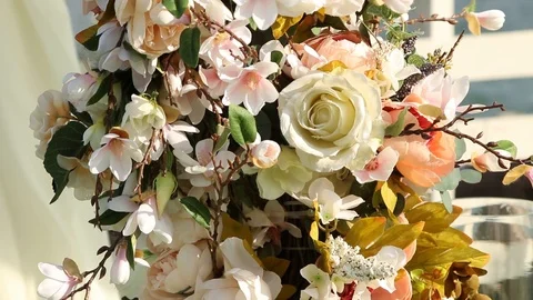 Flower arch wedding Stock Footage 102162441