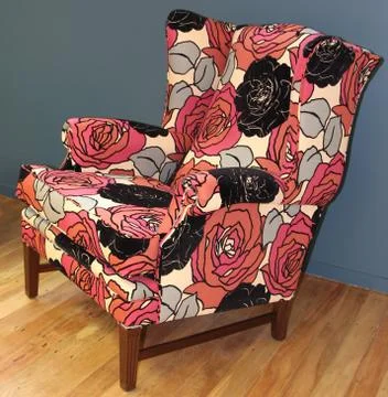 Flower armchair Foto stock