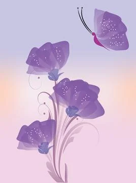 Flower arrangement, Stock Illustration