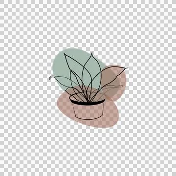 Flower Artline Design Stock Illustration