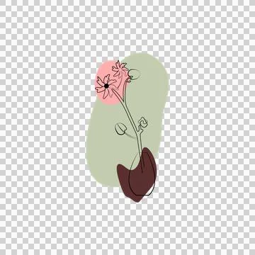 Flower Artline Design Stock Illustration
