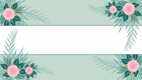 Flower background design vector illustration Stock Illustration