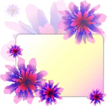 Flower background Stock Illustration