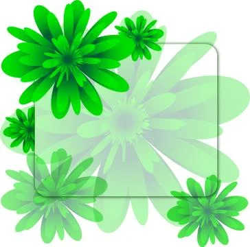 Flower background Stock Illustration