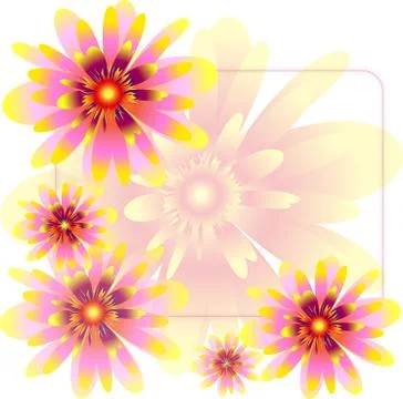 Flower background Stock Illustration