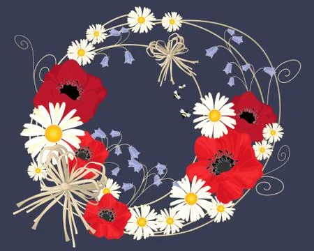 Flower background Stock Illustration