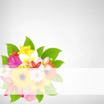 Flower background Stock Illustration