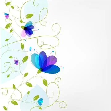 Flower background Stock Illustration