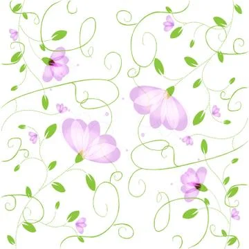 Flower background Stock Illustration