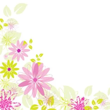 Flower background Stock Illustration