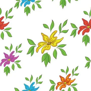 Flower background Stock Illustration