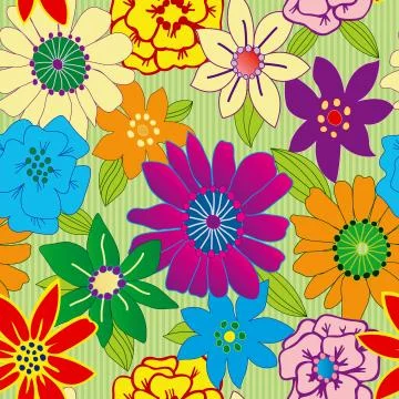 Flower Background Stock Illustration