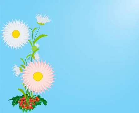 Flower background. Stock Illustration