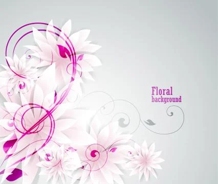 Flower background Stock Illustration