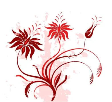 Flower background Stock Illustration