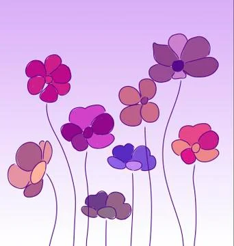 Flower background Stock Illustration