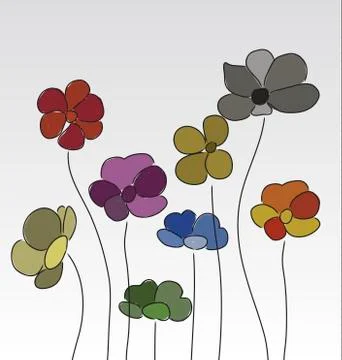 Flower background Stock-Illustration