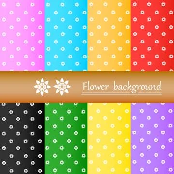 Flower  background Stock Illustration