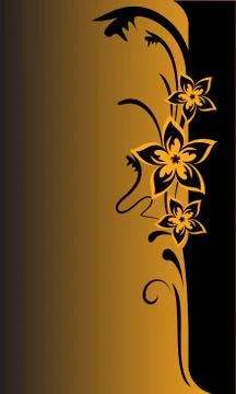 Flower background. Ilustración de archivo