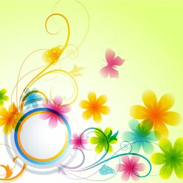 Flower background Stock Illustration
