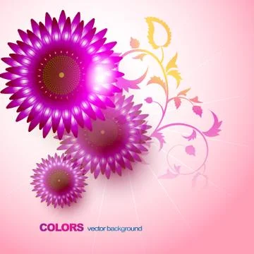 Flower background Stock Illustration