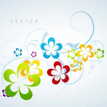 Flower background Stock Illustration
