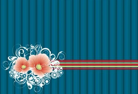 Flower background  Stock Illustration