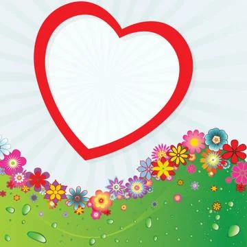 Flower background  Stock Illustration