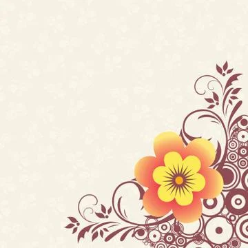 Flower background  Stock Illustration